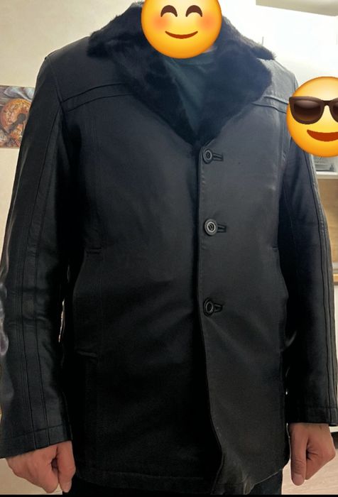 Продам кожаную дубленку