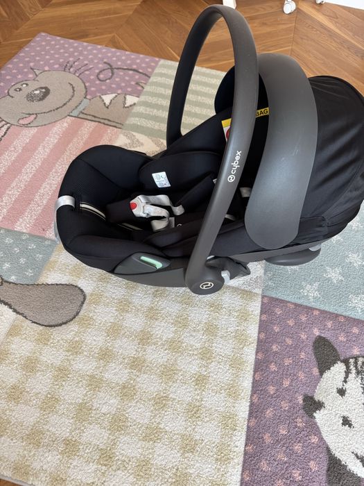 Landou Cybex Balios S lux, lava grey si scoica Cloud T