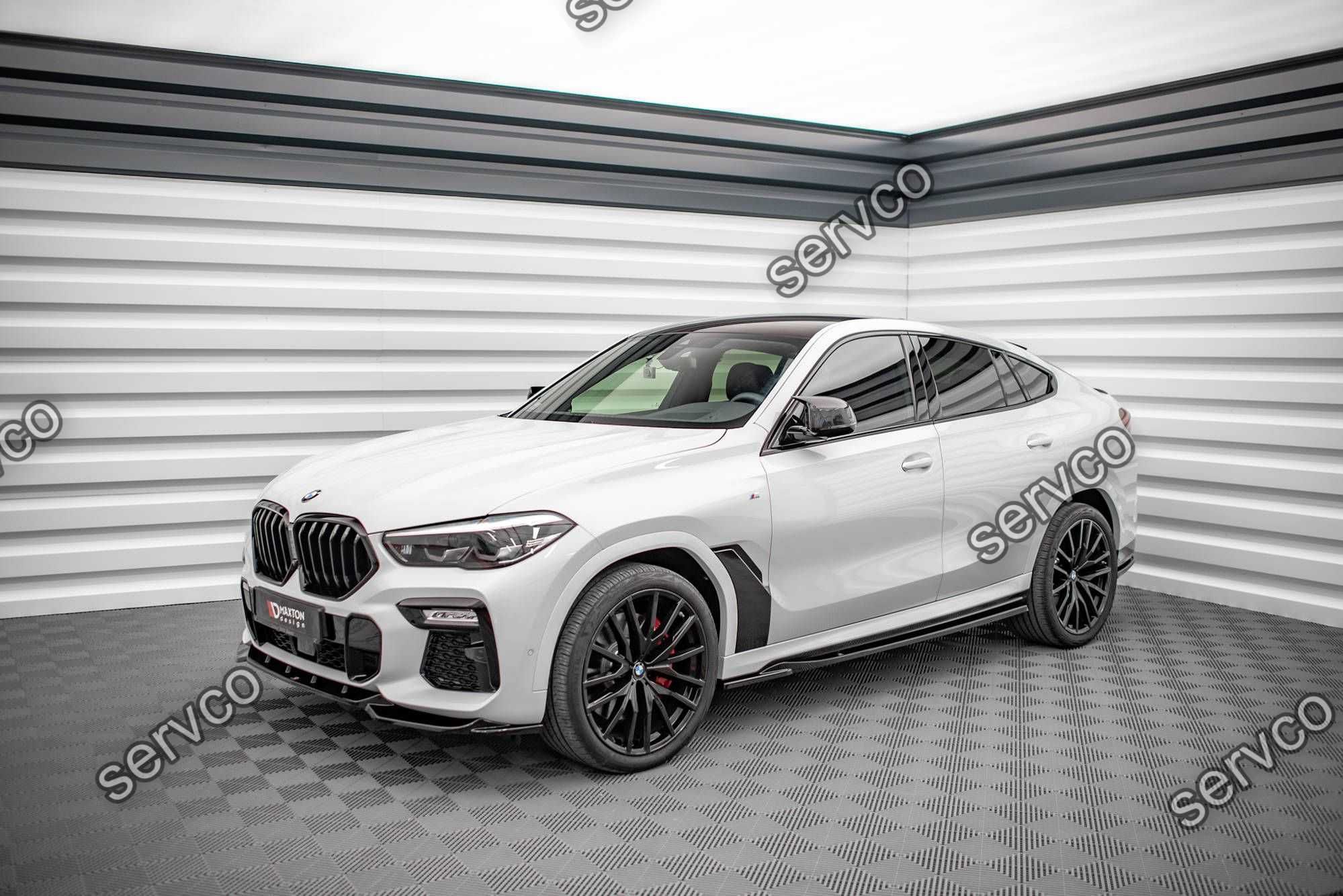 Praguri Bmw X6 M-Pack G06 2019- v1 Maxton Design