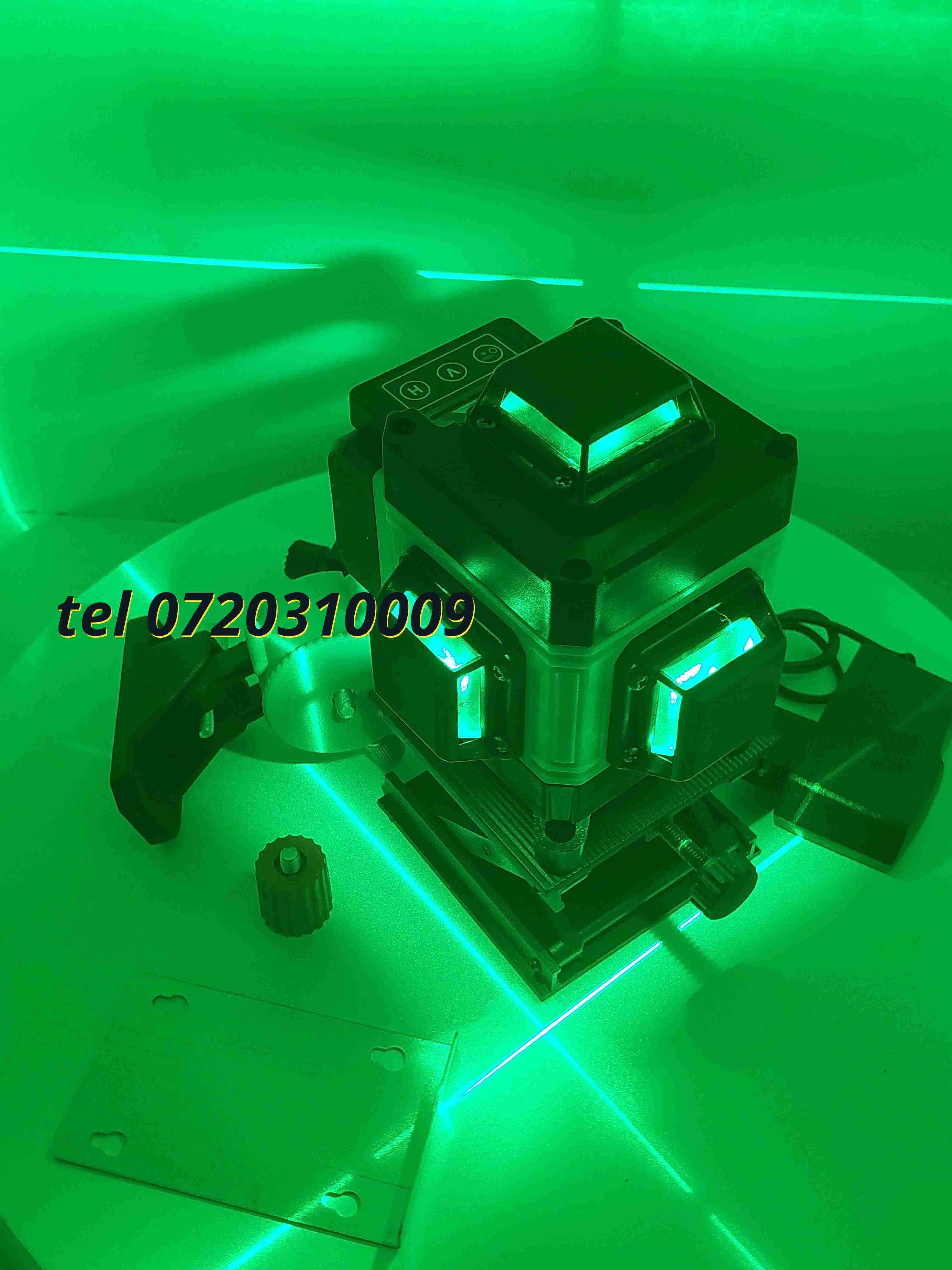 Reducere  Nivela Laser  Laser Verde 16 Lini 4d Cu Telecomanda