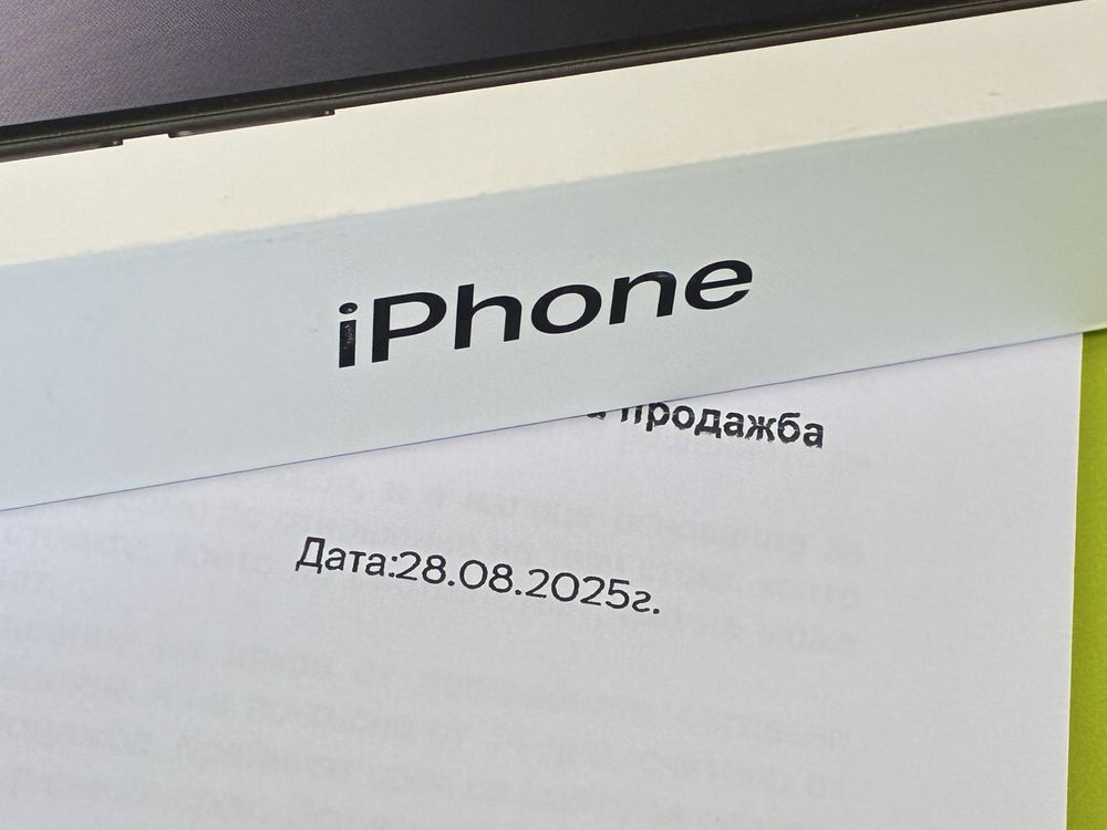 ***ЗАПЕЧАТАН 256GB iPhone 16 PRO MAX Гаранция от Yettel до 2028 BLACK