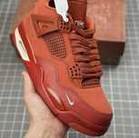 Air Jordan 4 Retro Brick by Brick Nigel Sylvester SP OG Red Firewood