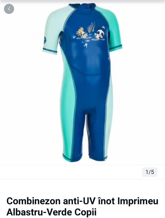 Combinezon 12M/ costum de baie anti - UV