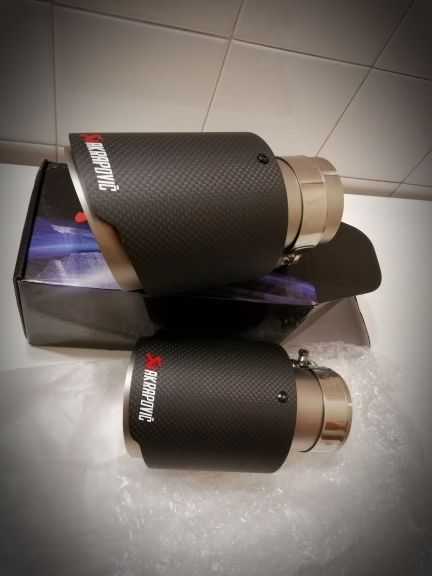 Накрайници за ауспух 2бр Akrapovic акрапович гърне AKRAPOVIC турбо