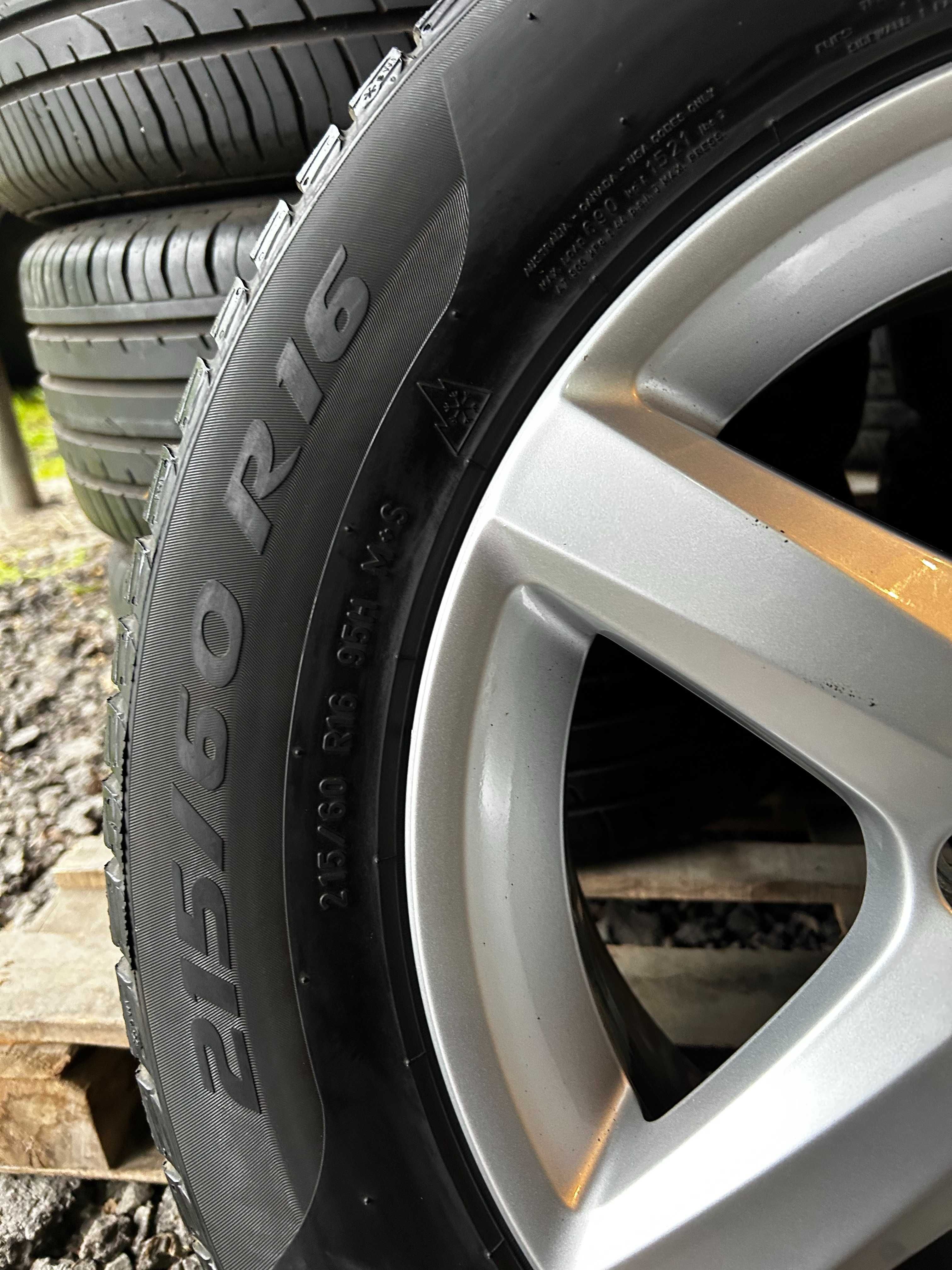 VW 5х112 зимни гуми с джанти Pirelli Sottozero 3 – 215/60 R16