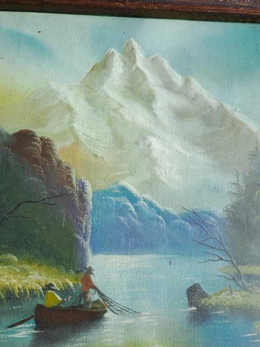 tablou pictura pe panza V Cazacu 1984