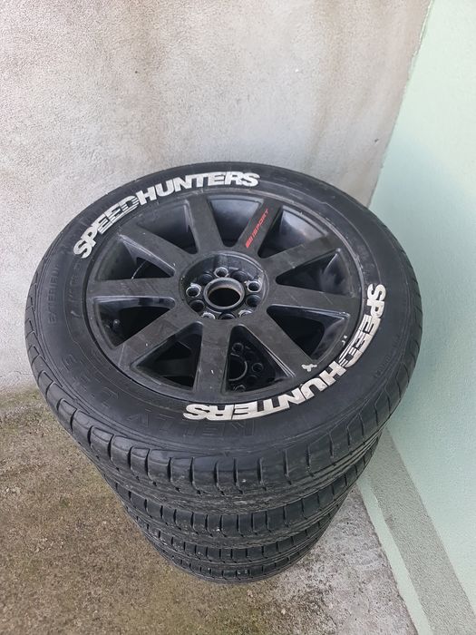 Vând jante 16 aliaj negre sportive 5x112,se potrivesc pe Skoda, Volksw