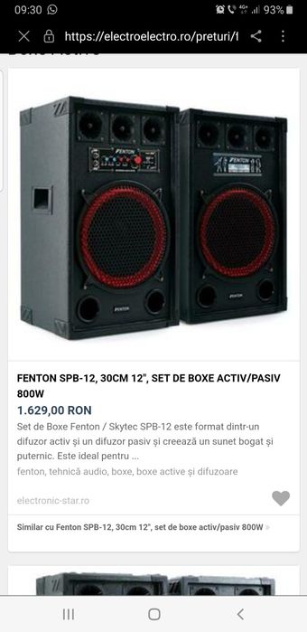 Vand boxe puternice