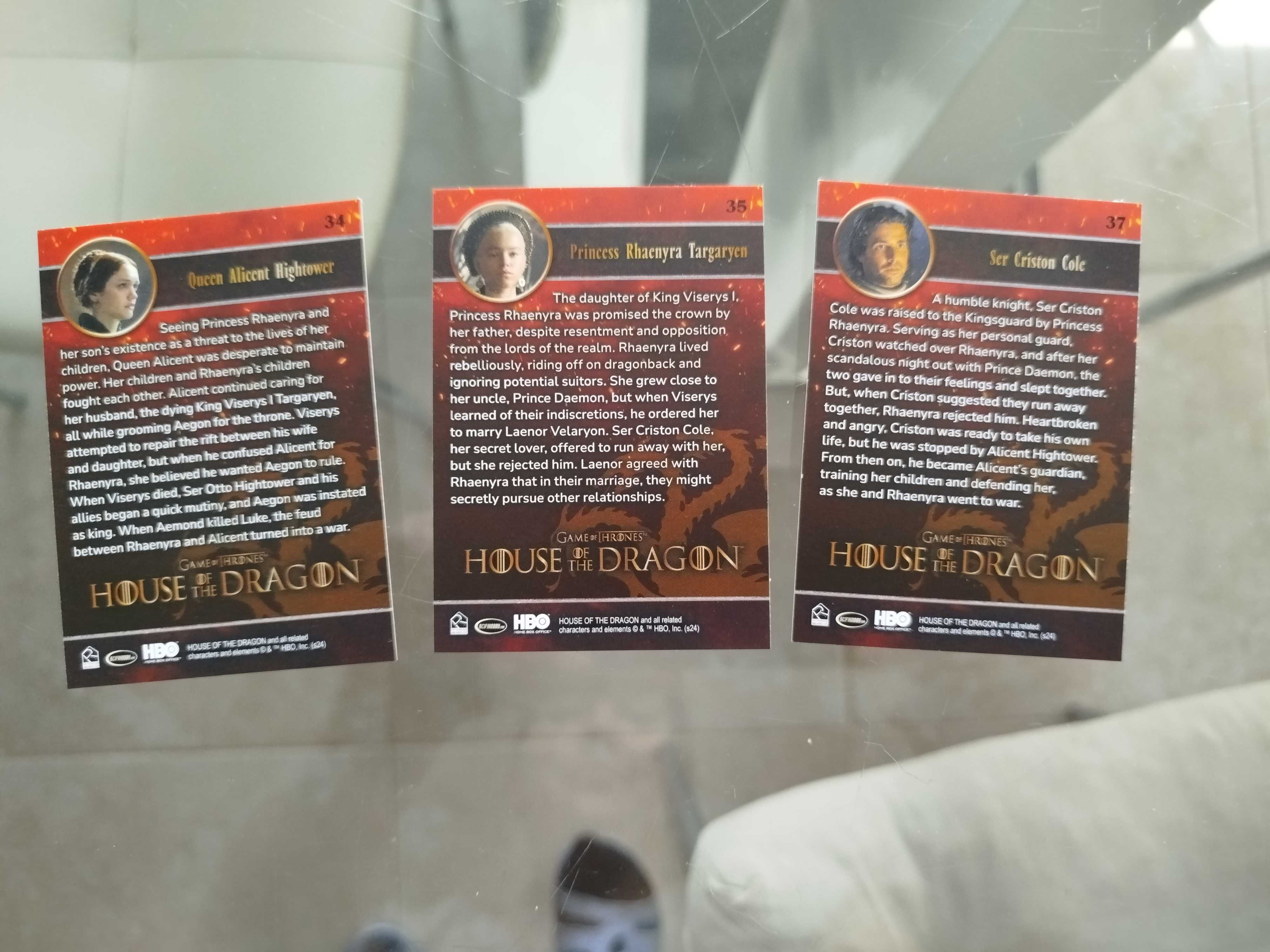 Домът на дракона / House of the Dragon колекционерски карти комплект