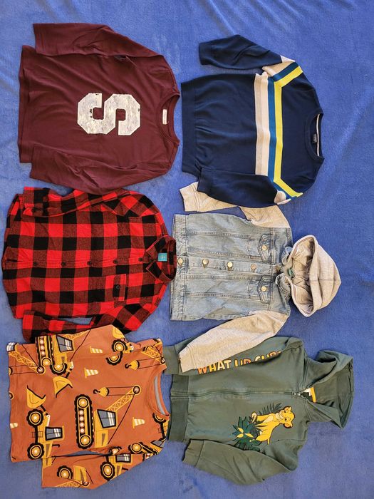 Hăinuțe băieți m.116-122 toate la 20 lei