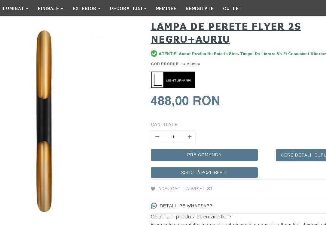 Lampa Moderna Led