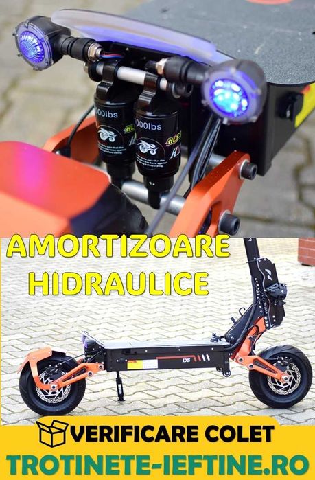 Trotineta cu 120 Km autonomie, 12 inch, 72 km/h, NOUA, 150 kg, 2024