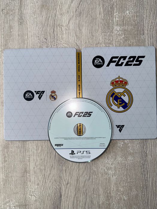 FC 25 ps5 (+ Real Madrid case)