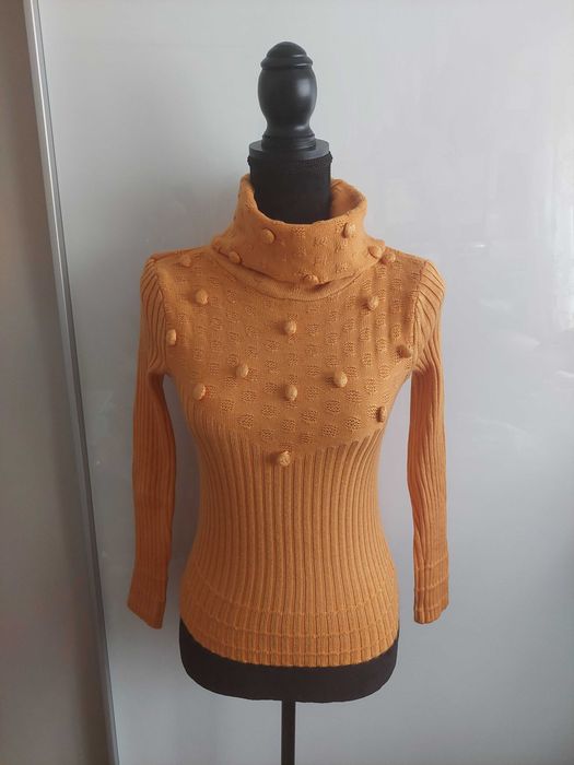 Pulovăr/bluza/maleta office cu ciucuraşi orange TRANSPORT GRATUIT