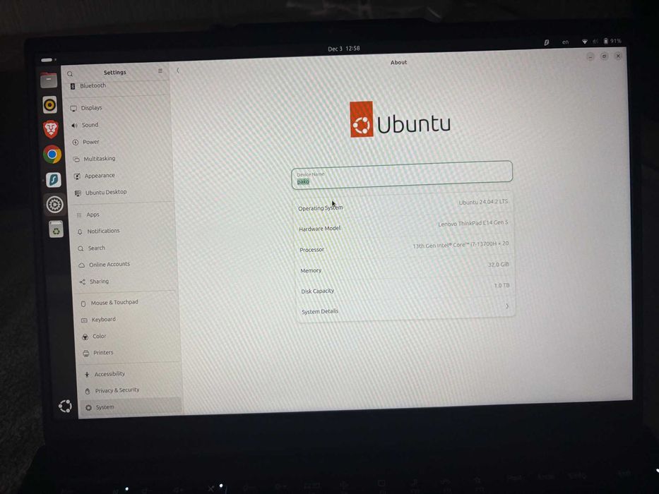 ThinkPad E14 Gen5 - i7-13700H/32RAM/1TB/Win11