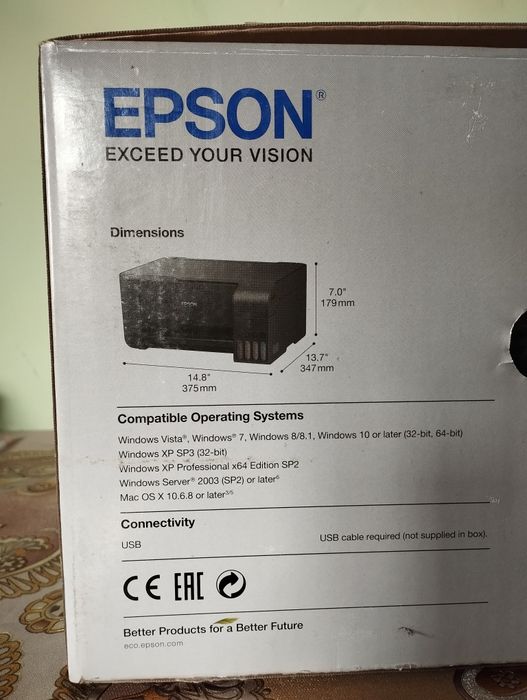EPSON  L3100 Yangi umuman ishlatilmagan