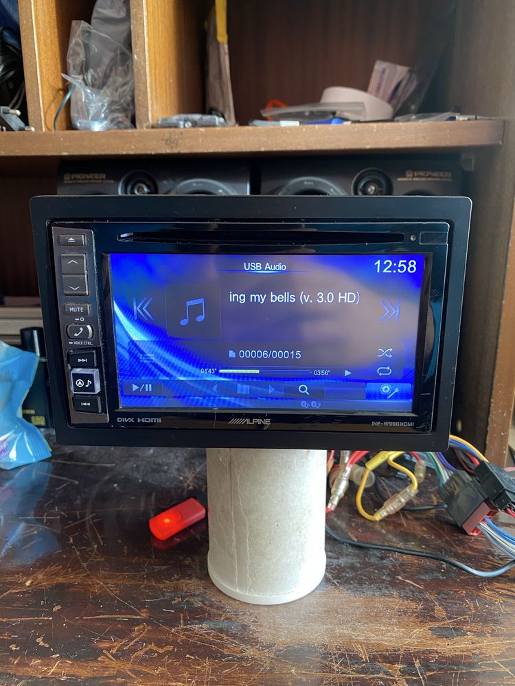 ALPINE INE-W990HDMI - ТОП!! - GPS Навигация USB Bluetooth CD сд радио