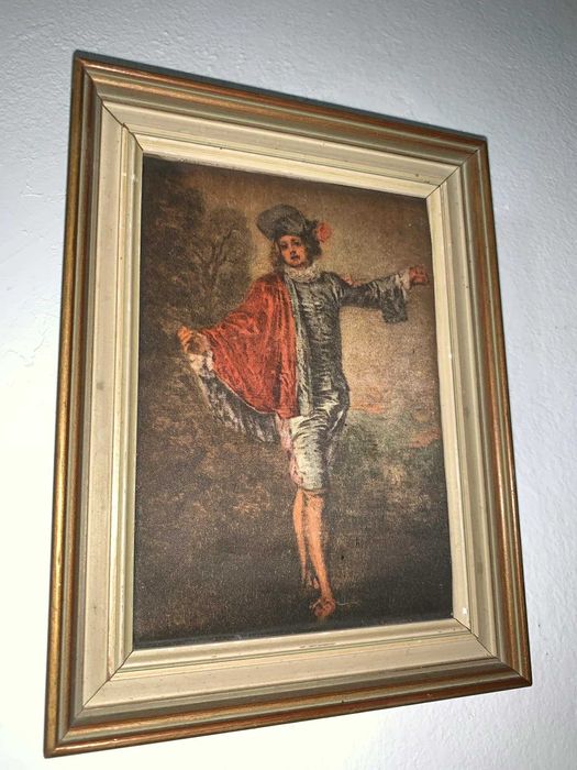 Tablou pictura pe matasa
