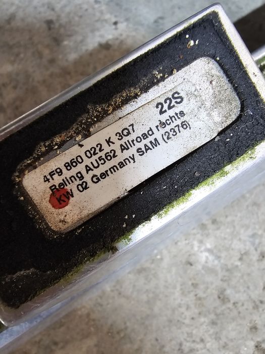 Bare longitudinale cromate originale Audi A6 C6 4F Allroad 2005 - 2011