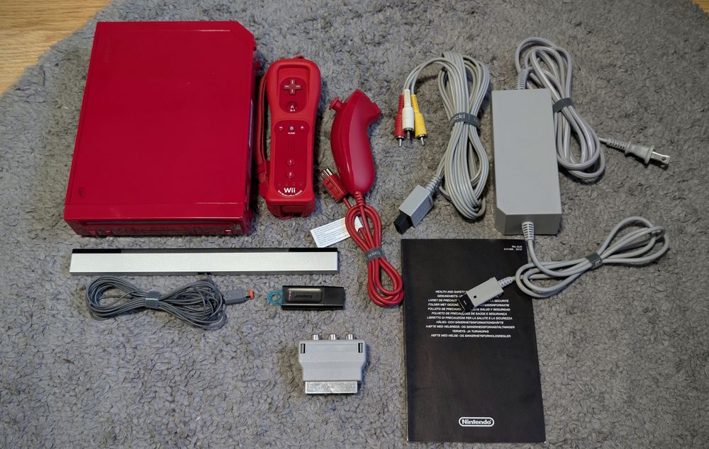 Consola Nintendo Wii Black Full Box 2 manete/nunchuckuri Modata