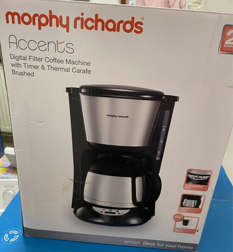 Aparat de cafea cu filtru Morphy Richards, sigilat!