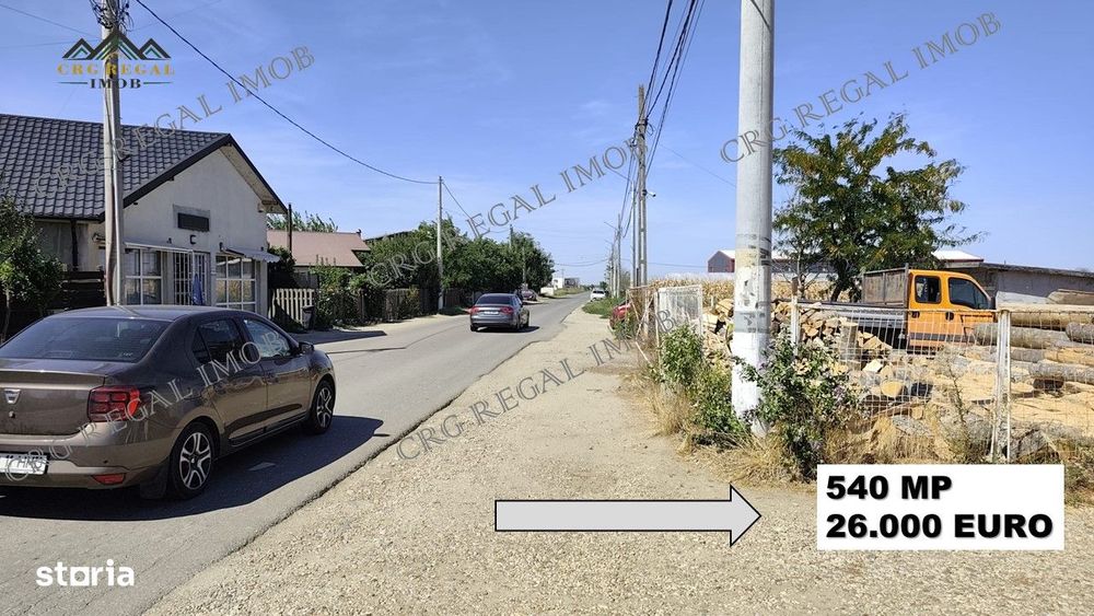 Oferta Teren de Vanzare Posibilitate Rate in Dobreni Comuna Berceni