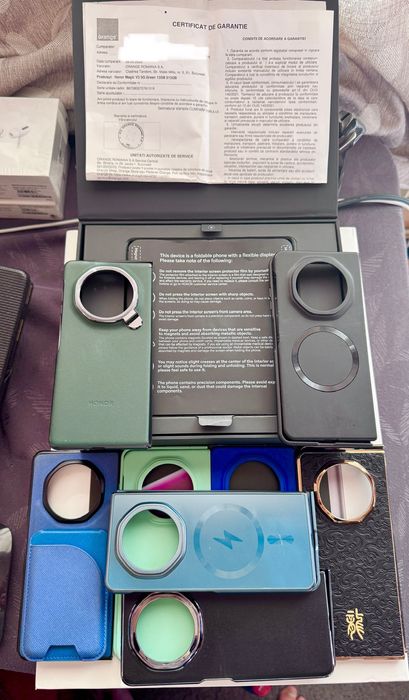 Honor Magic V3 Green, 10/10, 512 Gb, 12 Gb Ram, factura+garanție 2027