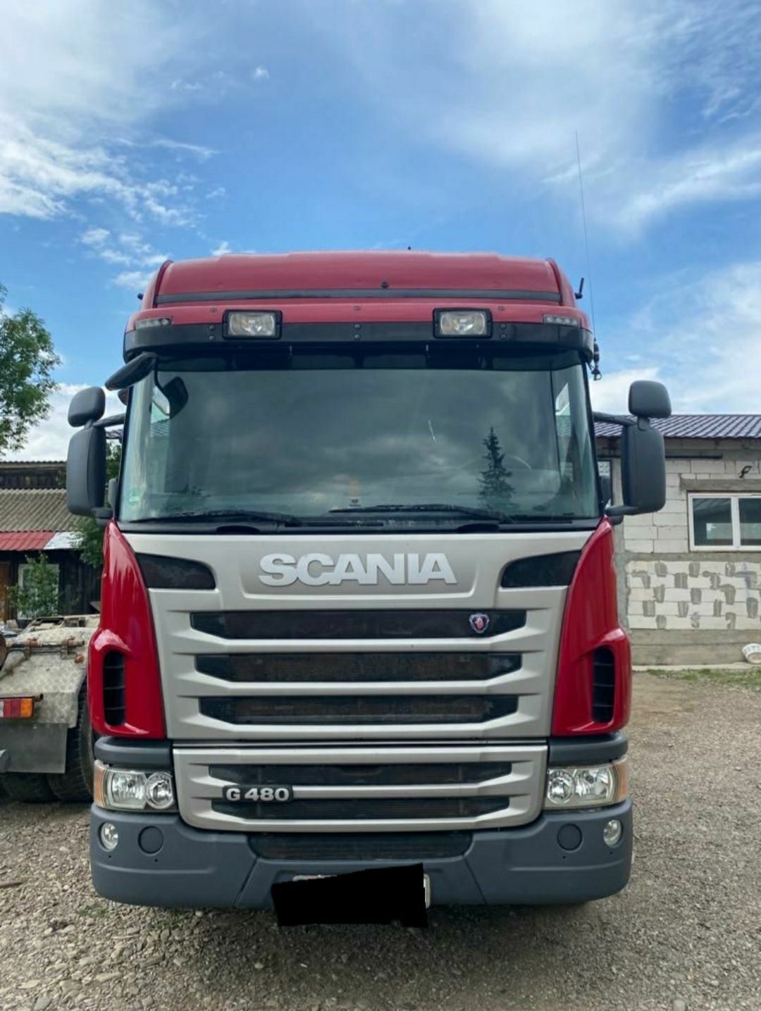 Camion Scania pentru transport lemne cu macara Epsilon