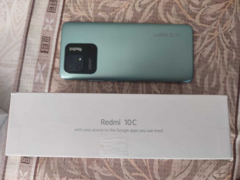 НОВ Xiaomi Redmi 10 C 4GB Mint Green 128 GB