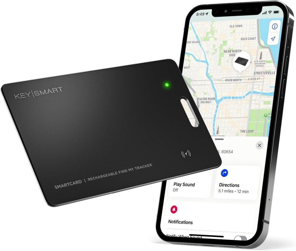 Проследяваща карта за портфейл KeySmart с Apple FindMy