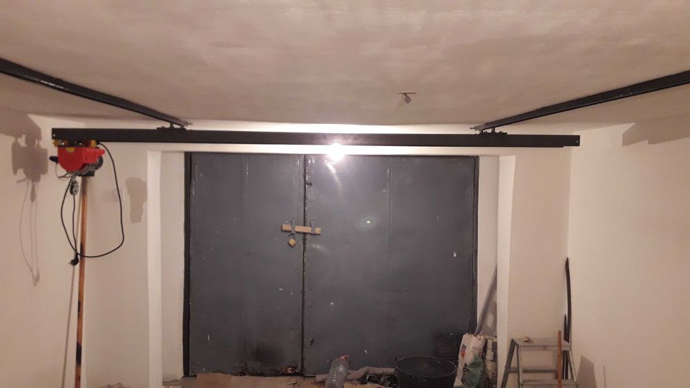 4 profile ”U” 60x40x3 mm, pentru montaj, instalare troliu pe tavan, șa