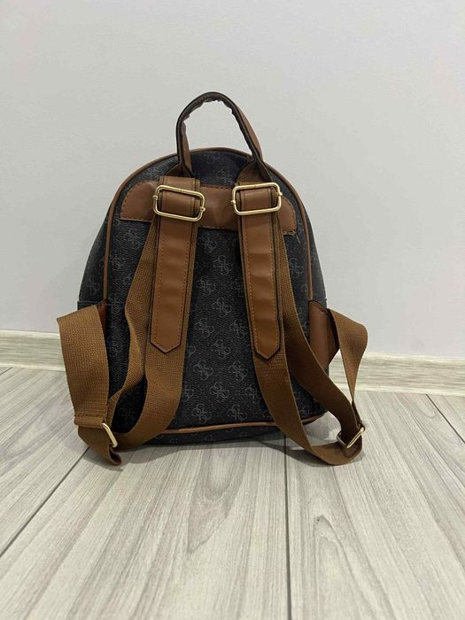 Ghiozdan Guess , negru cu maro