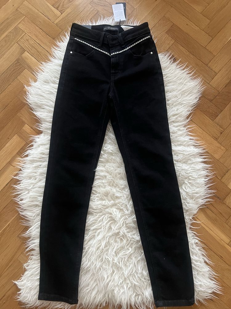 Черни дънки Guess, XS размер