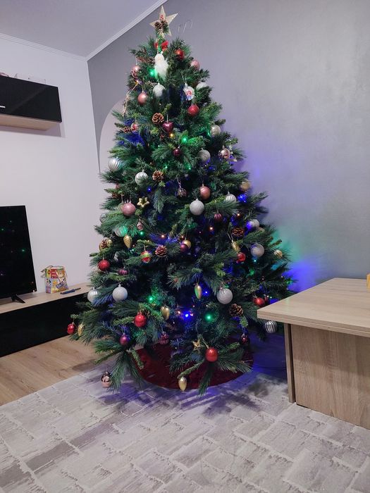 Brad artificial de Crăciun 2 m înălțime