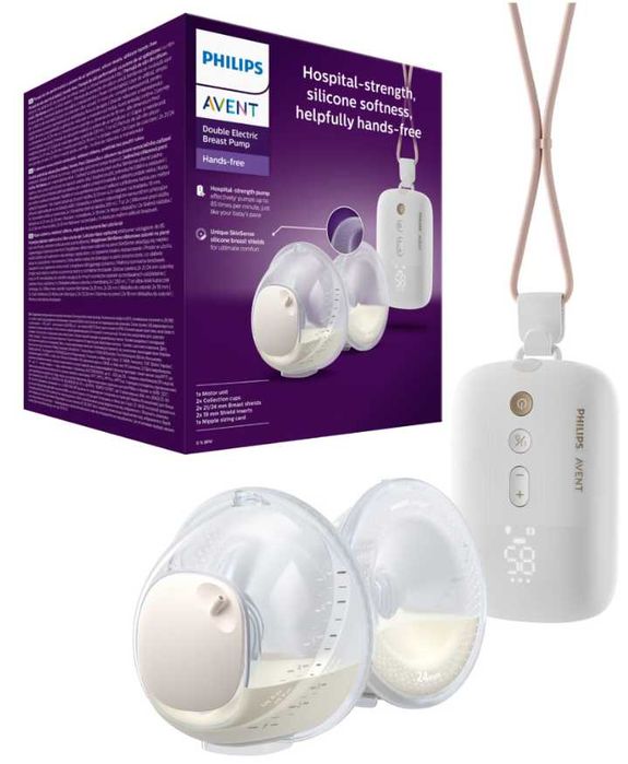 Philips Avent Pompa electrica dubla de san SCF532/11 ca noua, garanție