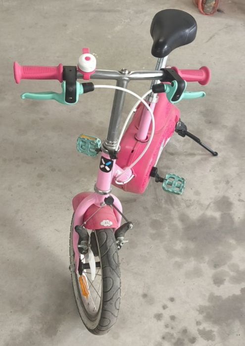 Детски велосипед B twin 500 unicorn, 14 инча, за деца на 3 до 5 години