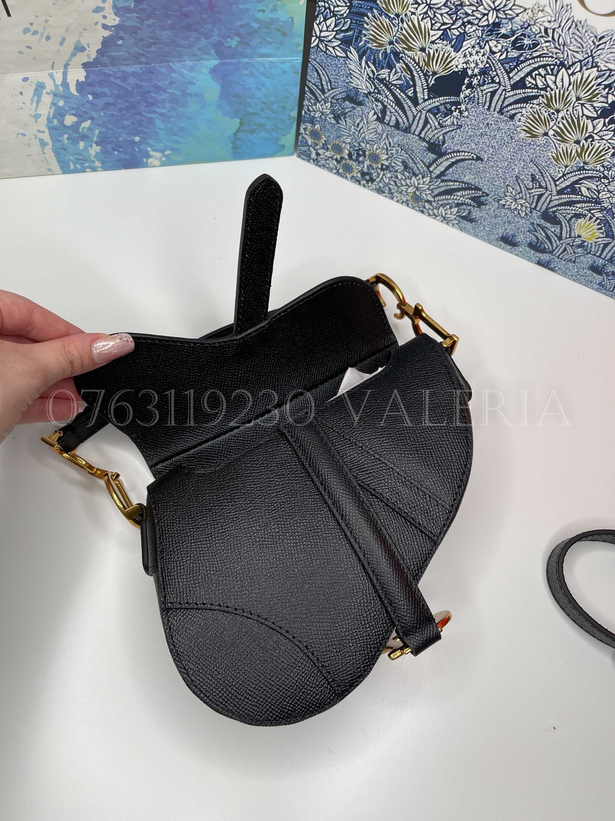 Geanta D ior Saddle Bag Mini Piele Naturala