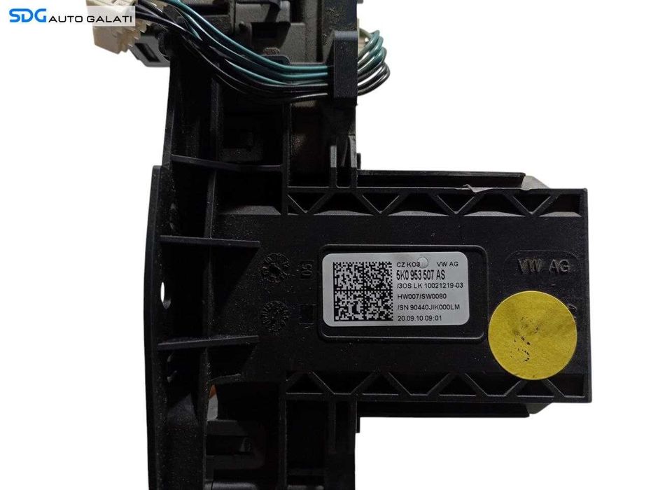 Ansamblu Maneta Manete Semnalizare Stergator Stergatoare Pilot Automat Volkswagen Golf 5 Plus 2004 - 2008 Cod 5K0953507AS [LR0844]