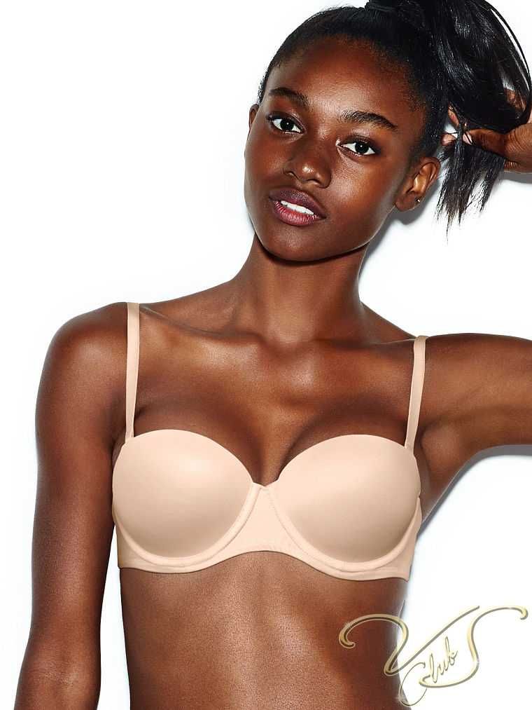 Sutien Push-Up VICTORIA’S SECRET PINK 100% Original Nude Balconet 70B