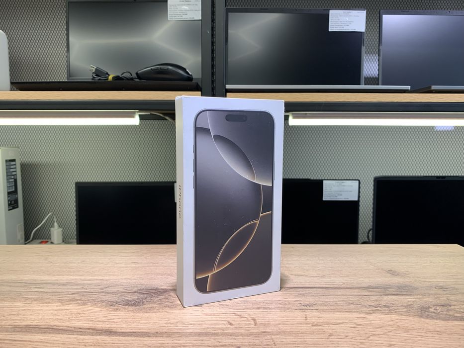 Новый iPhone 16 Pro Max, 256 GB, eSim, неактивирован, 10800/А10