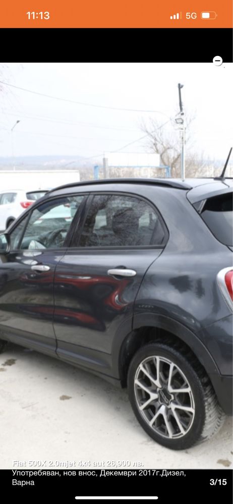 Врата Fiat 500X