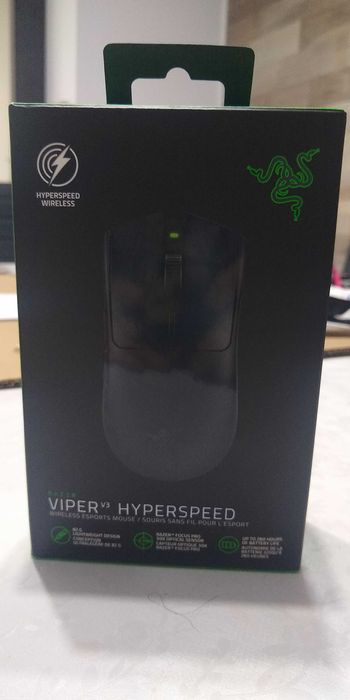 Гейминг мишка Razer - Viper V3 HyperSpeed, оптична, безжична