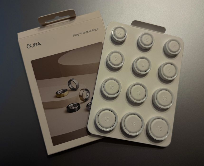 Примерка колец Oura Ring 4