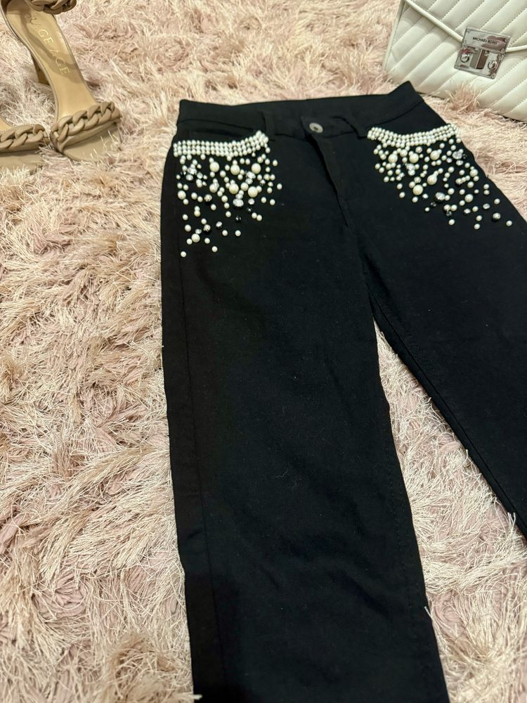 Pantaloni de blug Calzedonia cu talie înaltă xs