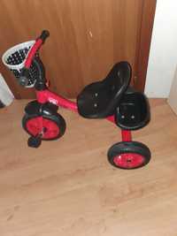 Tricicleta roșie pentru copii varsta 3 +