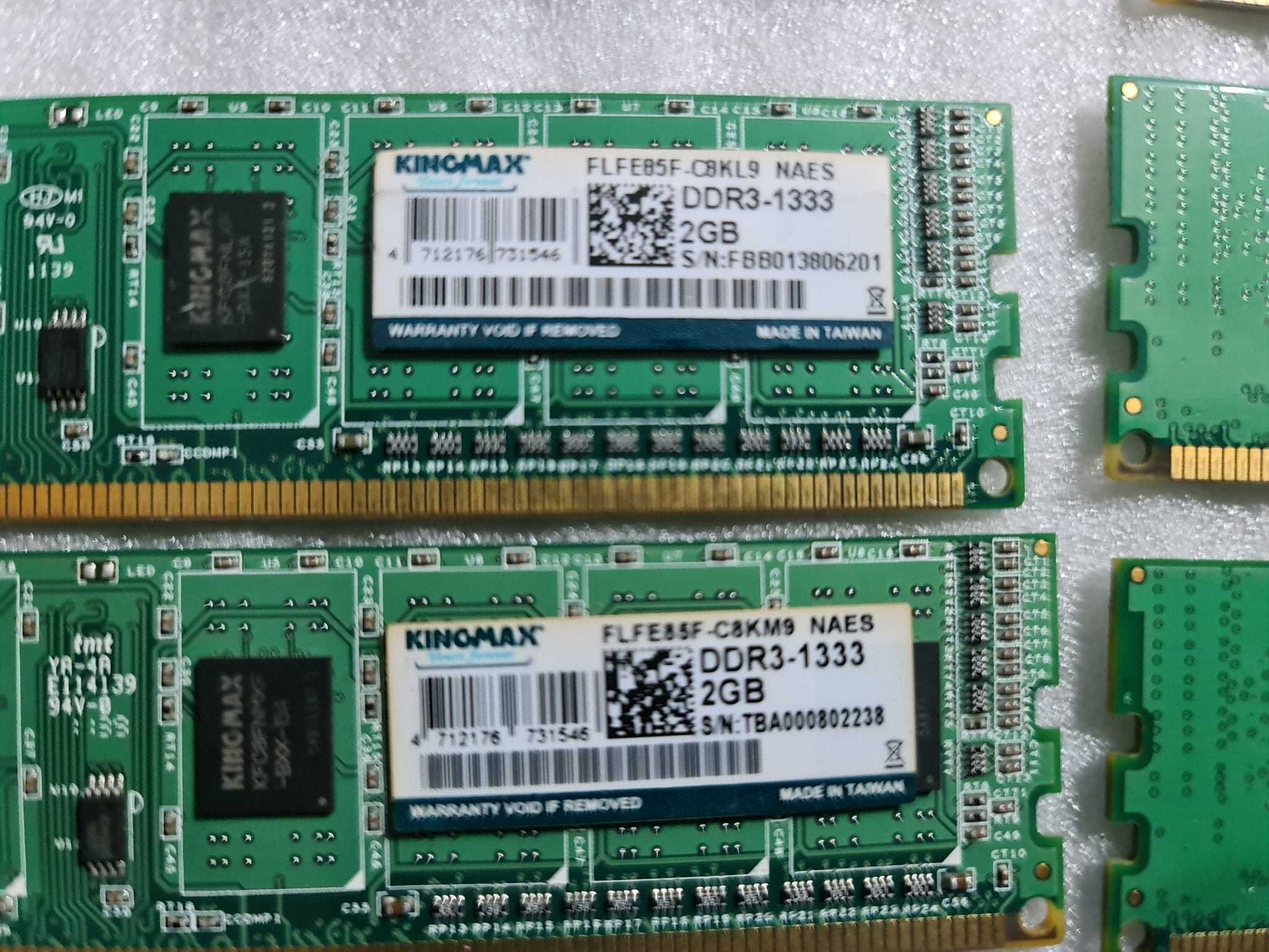 Memorie RAM desktop Kingmax FLFE85F-C8KM9 NAES DDR III 2GB, 1333MHz