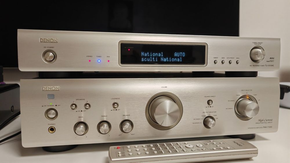 Amplificator Denon PMA-710AE  Tuner Denon TU-1500AE