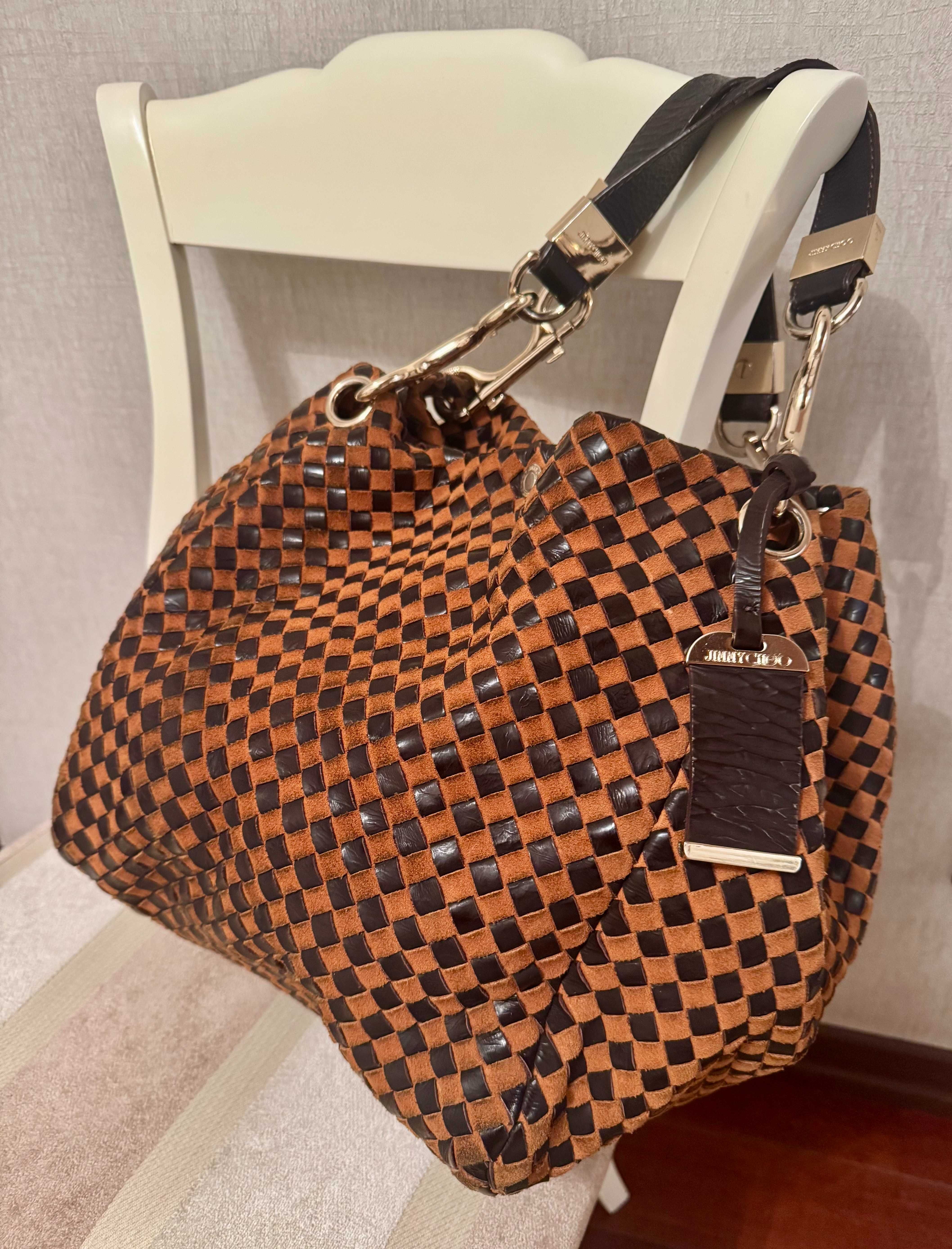 Сумка Jimmy Choo кожа+замша