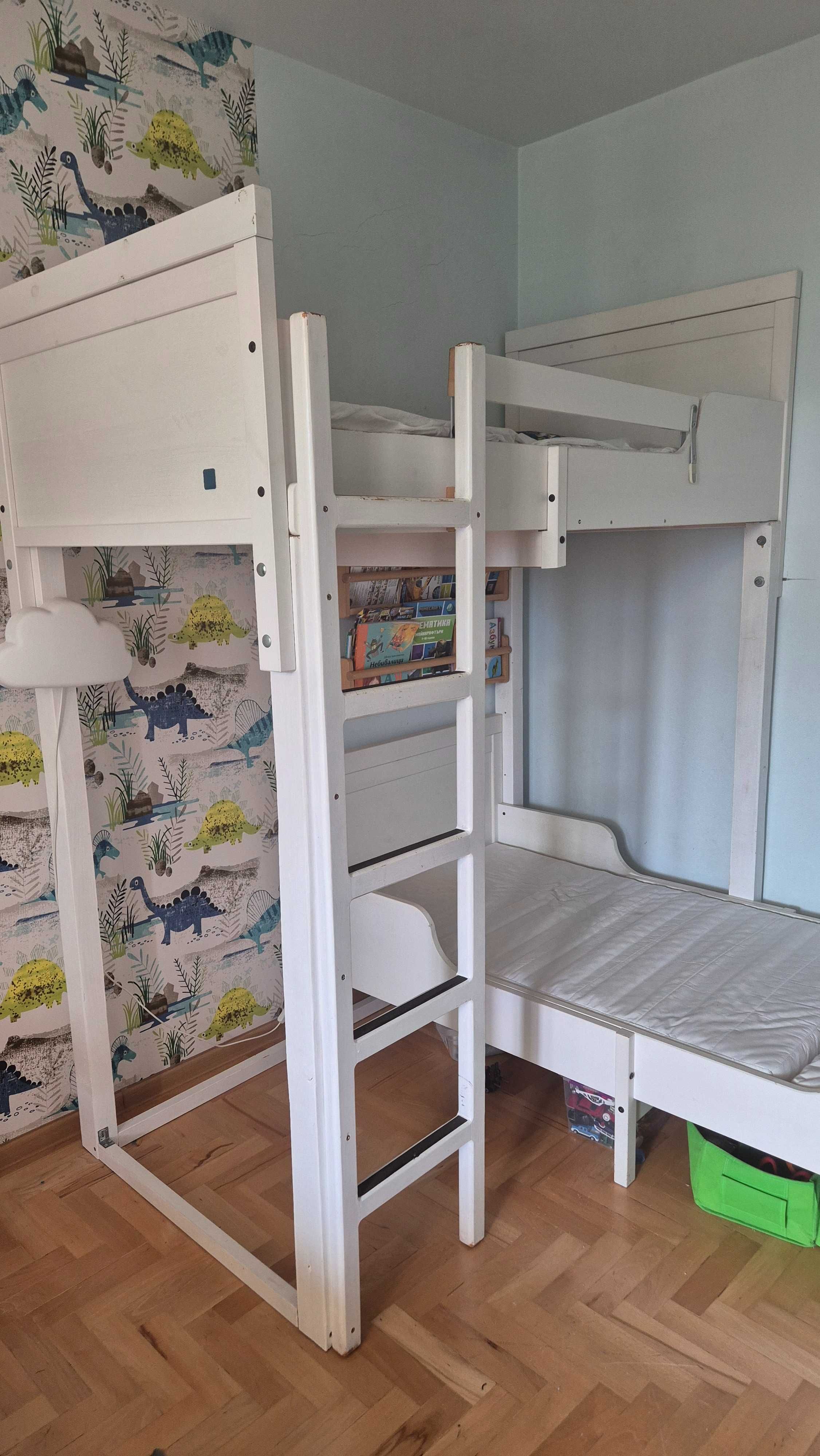 Двуетажно легло ikea sundvik