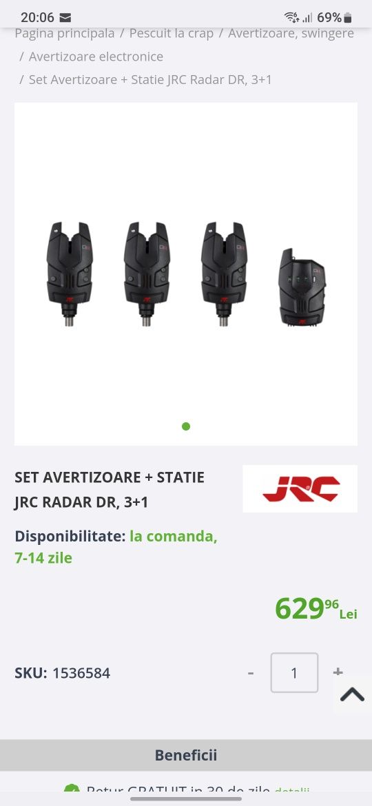 Avertizori JRC Radar DR